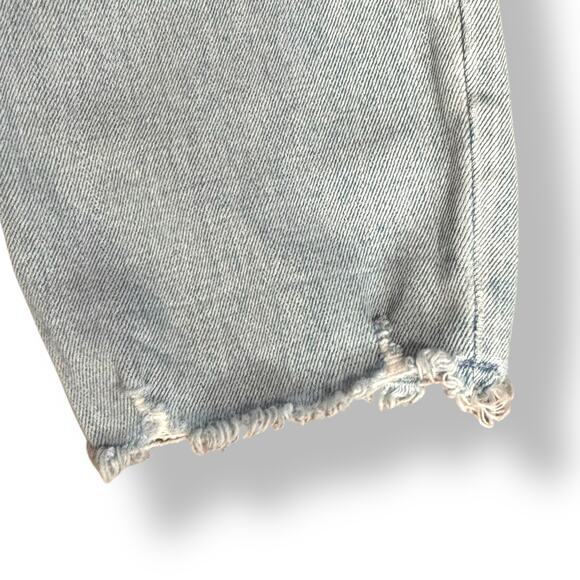 Abercrombie & Fitch Simone High Rise Slim Jeans Size 25R Distressed Light Wash - Picture 4 of 11